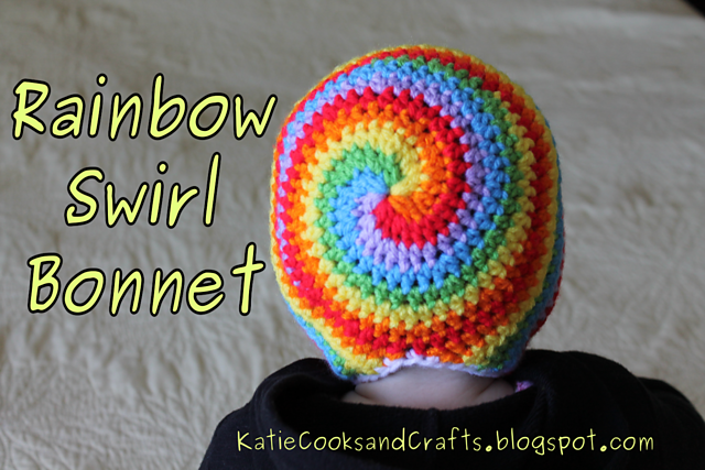 Rainbow Swirl Bonnet