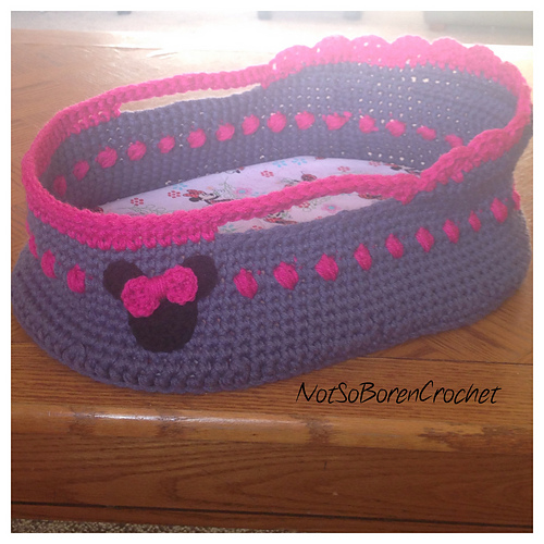 Ravelry Large Moses Basket pattern by Kris Moore