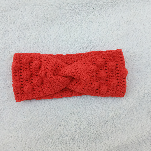 Ravelry Diamond bobble headband pattern by Kedija idris