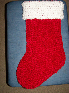 Easy Crochet Stocking Pattern using Single Crochet