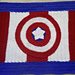 Captain America Rug pattern 