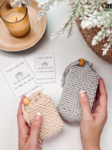 Soap Saver Crochet Bag photo 6