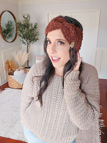 Twisted Wheat Stitch™ Earwarmer photo 8