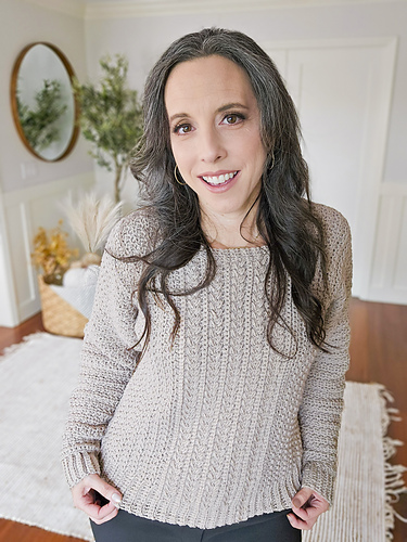 Toasty Wheat Stitch™ Crochet Sweater photo 5