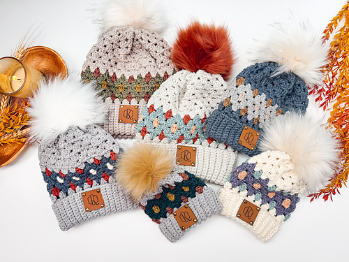 Gemstone Hues Crochet Beanie photo 2