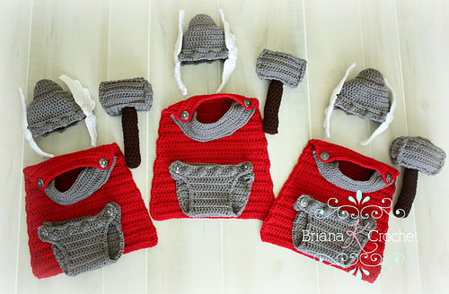 Newborn God of Thunder Outfit Thor photo 9
