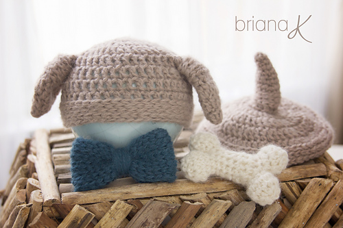 Puppy Dog Outfit with Bone Crochet photo 3