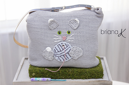 Cat Yarn Project Bag photo 2
