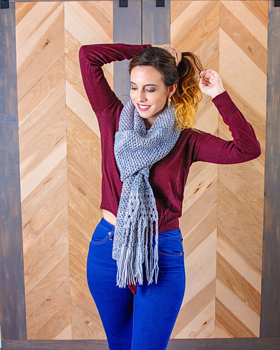 Boho Macramé Sjal Crochet - Briana K Designs