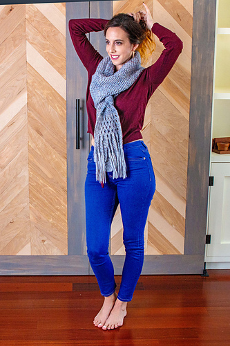 Boho Macramé Sjal Crochet - Briana K Designs