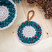 Wreath Ornament and Coaster pattern 