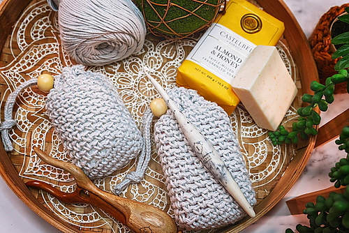 Soap Saver Crochet Bag photo 11