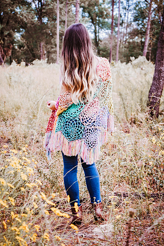 Stash Buster Motif Shawl photo 4