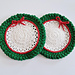 Christmas Wreath Coaster pattern