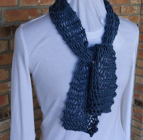 Easy Knit Lace Scarf - Kimberlees Korner