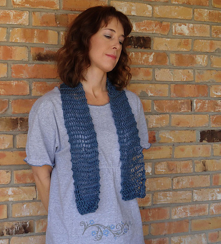 Easy Knit Lace Scarf - Kimberlees Korner