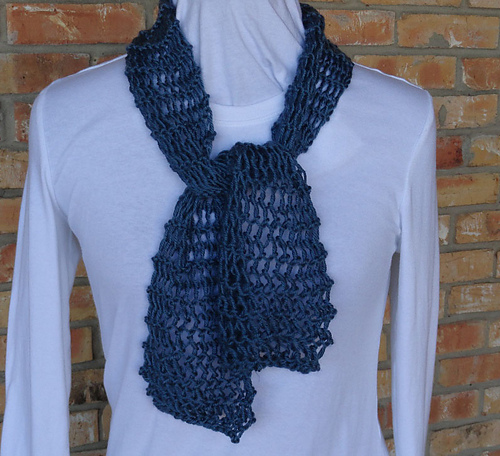 Easy Knit Lace Scarf - Kimberlees Korner