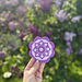 Dahlia Mosaic Coaster pattern 