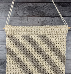 Asymmetric Arrows Set - Wall Hanging, Hot Pad, Mug Rug Crochet Pattern