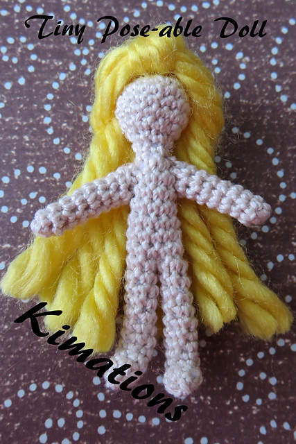 Ravelry Tiny Poseable Doll Pattern By Kimberly Saunders