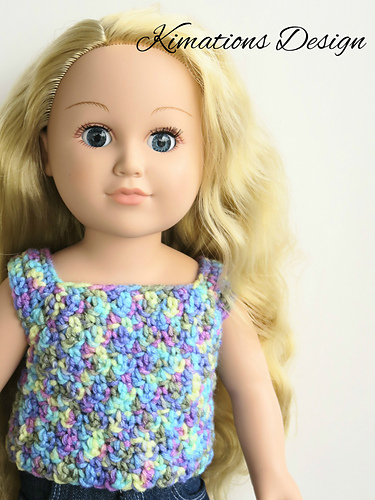 American Girl Patterned Tank Top photo 1