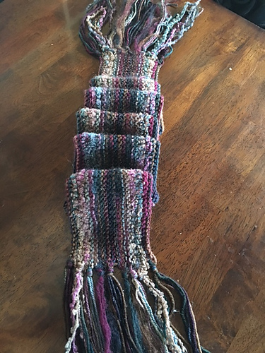 Ravelry: Fusion Garter Stitch Scarf pattern by Kimberly Perkins
