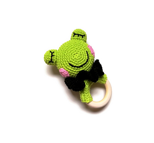 Ravelry: Lollyhop the frog - teether pattern by kim bengtsson friis