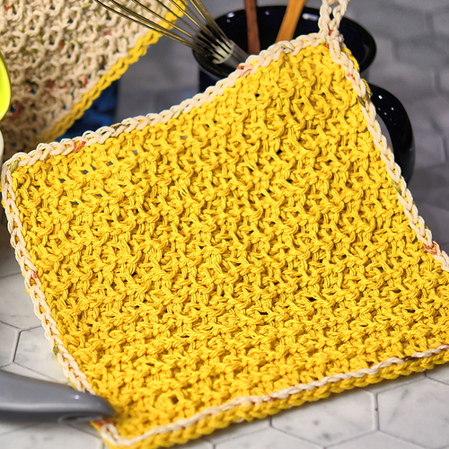 Linen Ridge Dishcloth photo 2