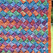 Faux Knit Entrelac Throw pattern