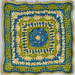 Flower Chaos Square pattern