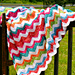 Happy Tunisian Baby Blanket photo 3