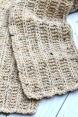 Tunisian Nautilus Mens Scarf photo 5