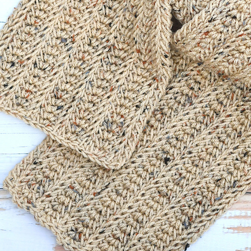 Tunisian Nautilus Mens Scarf photo 6