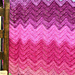 Double Crochet Chevron Baby Blanket photo 3