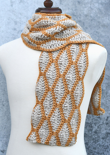 Hourglass Mens Scarf photo 4