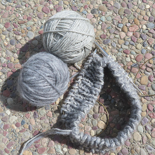 1 strand of each held together for MC.