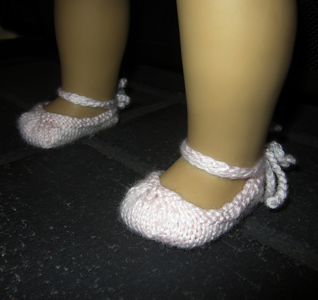 Ravelry kimmyz's Seamless American Girl Doll Ballet Slippers