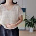 Pure Lace V-Neck T-Shirt pattern