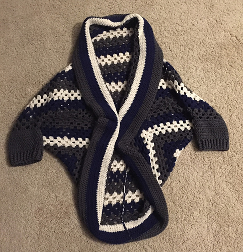 Granny Square Oversized Sweater photo 6