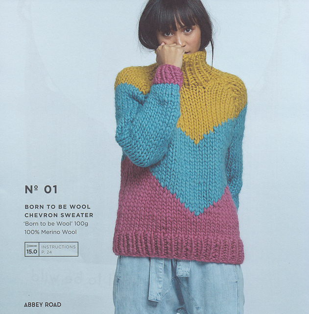 chevron sweater knitting pattern