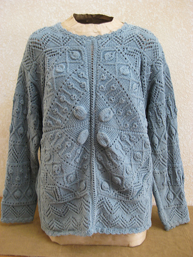 Ravelry: #01 Patchwork Sweater pattern by DKNY