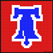 Phillies Liberty Bell (Thinner) pattern 