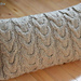 Horseshoe Cable Lumbar Pillow pattern