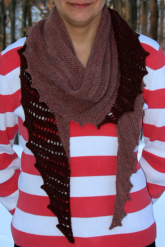 shawl pleated printed