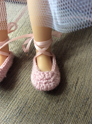 ballet shoes for doll photo 1