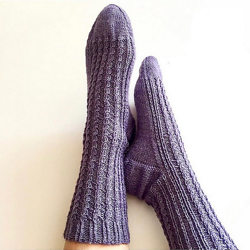 Ravelry LavendelSocken / Lavender Socks pattern by Doris Lindner