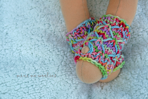 Lucy Doll Hat & Fingerless Gloves photo 4