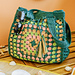 Raffia bag "Kaleidoscope" pattern