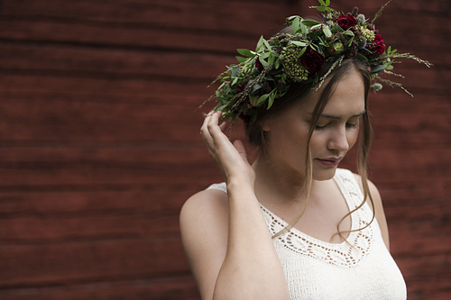 Midsommarkrans - sleeveless top - Lene Tøsti