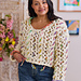 Wildflower Trellis Sweater pattern